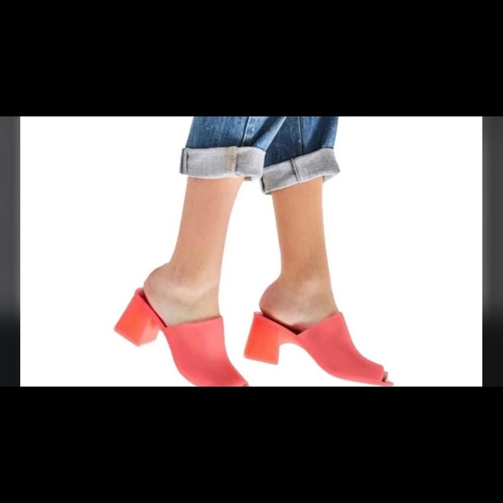 Jeffry Campbell Petra Mule in Dusky Pink